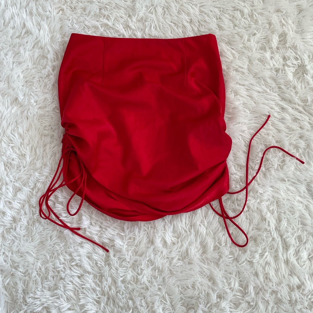 tiger mist red skirt